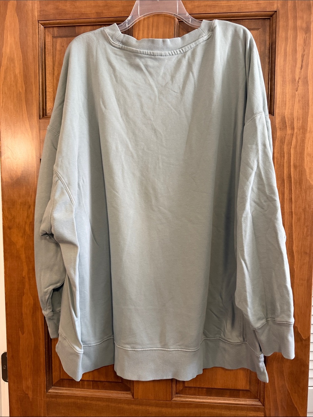 Disney World Sage Green Embroidered Mickey Crewneck Sweatshirt - Picture 4 of 4